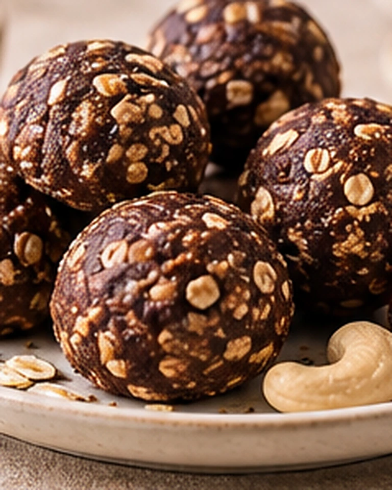 No-Bake Date & Cashew Energy Bites